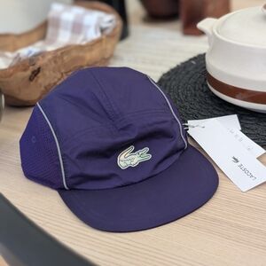 Lacoste Concepts Purple Cap NWT